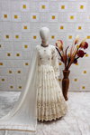 Oc 239 Pure Vichitra Embroidery Work Kids Wear Gown With Dupatta Online Wholesale